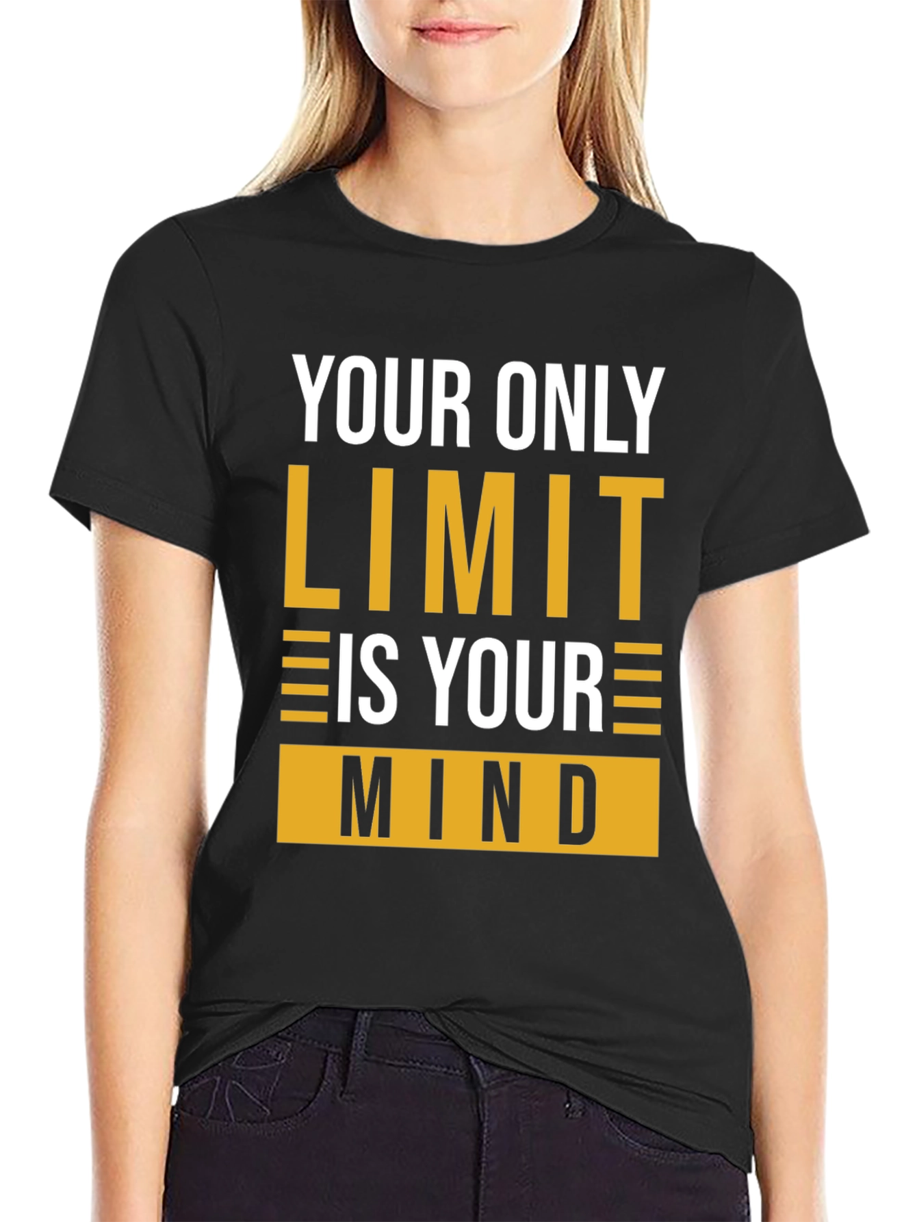 Motivational Mindset T-Shirt - Your Only Limit