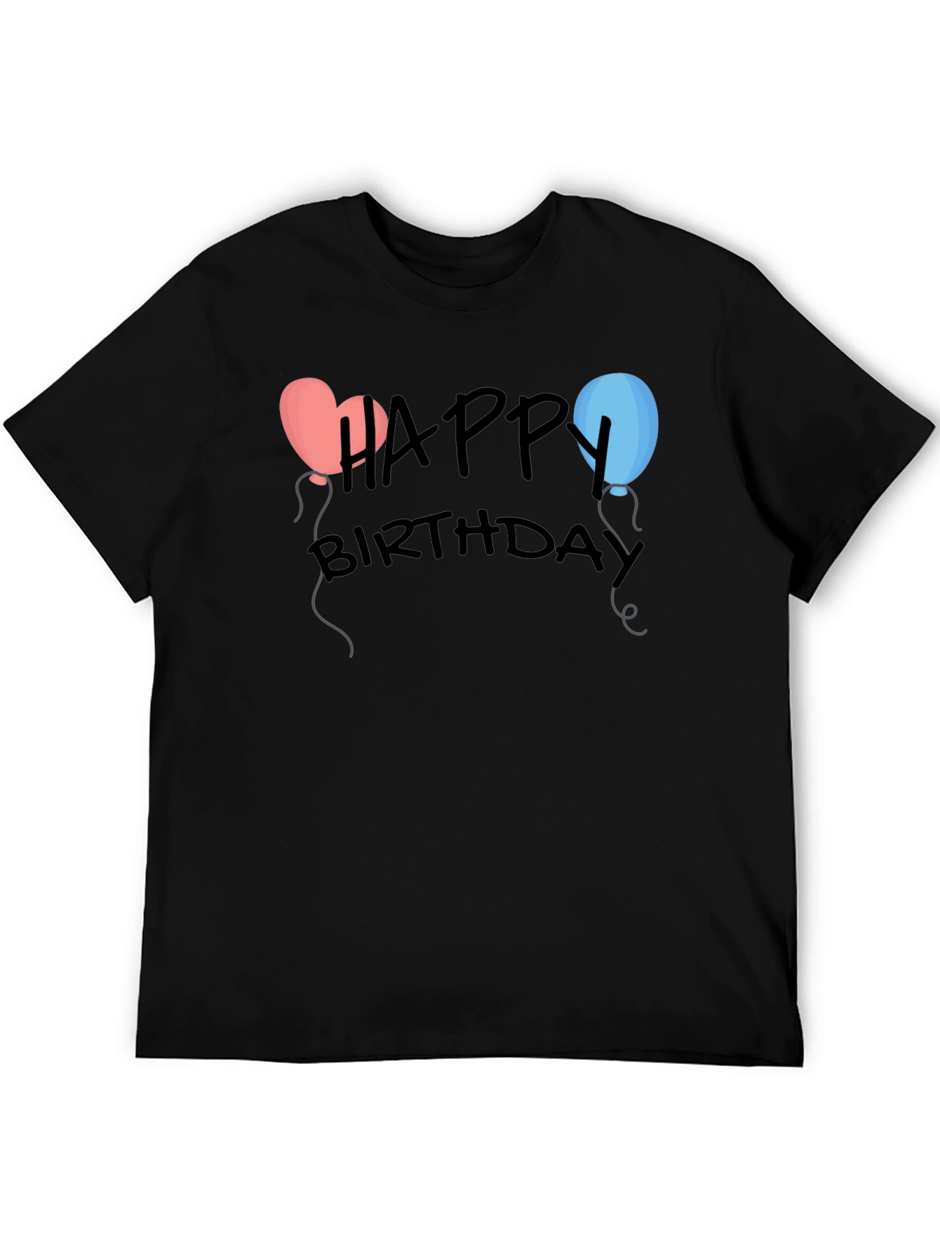 Happy Birthday T-Shirt with Balloon Design