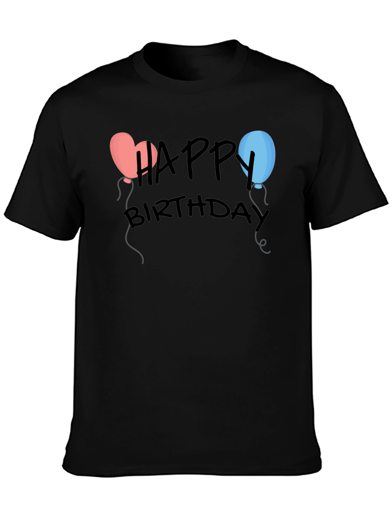 Happy Birthday T-Shirt with Balloon Design