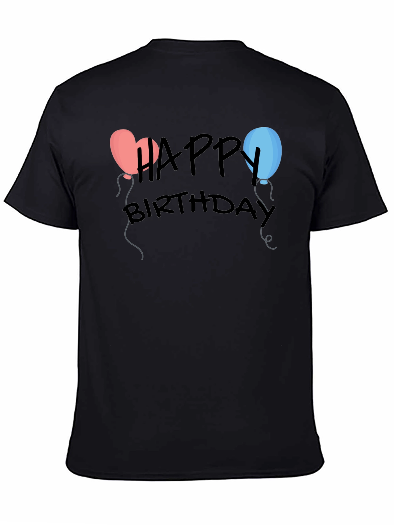 Happy Birthday T-Shirt with Balloon Design