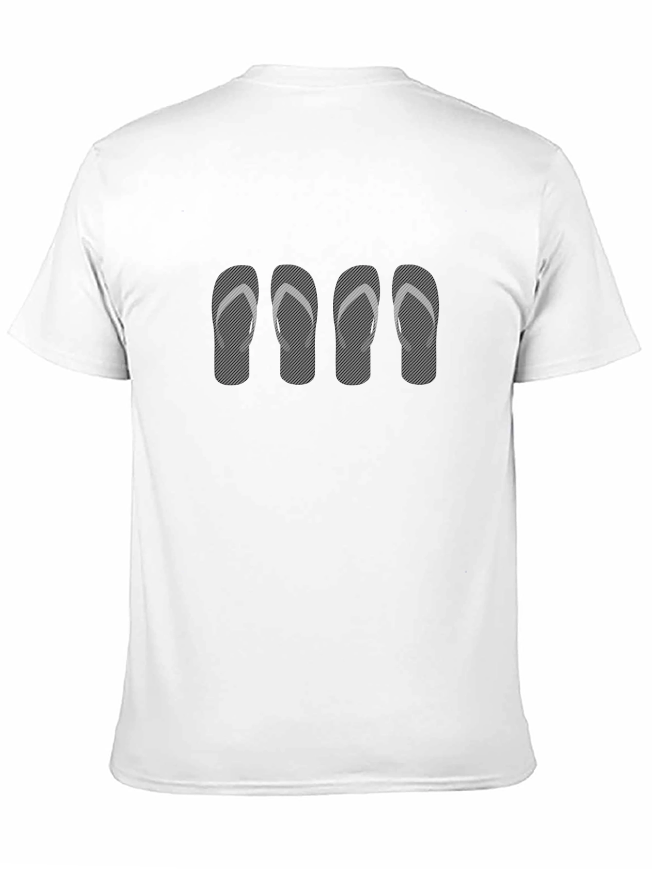 Flip Flop Graphic Tee - Mens Black Casual Shirt