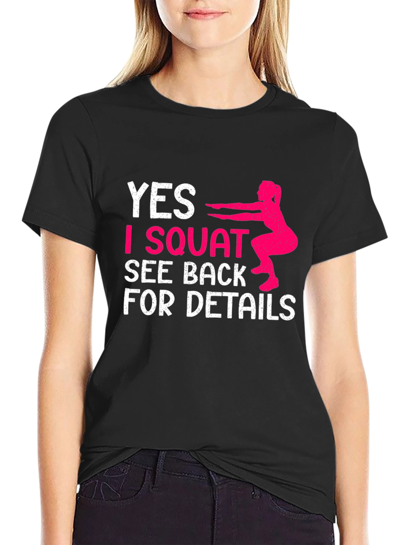 Funny Squat Workout Graphic Tee