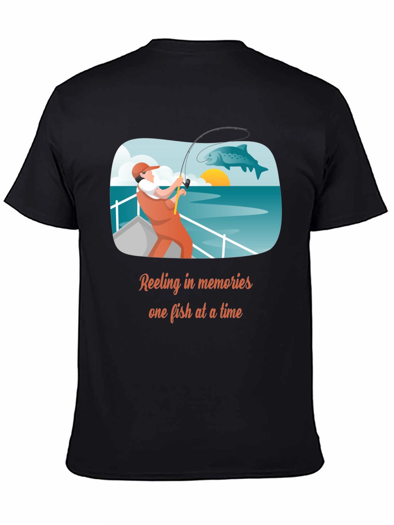 Fishing Memories T-Shirt - Angler Design