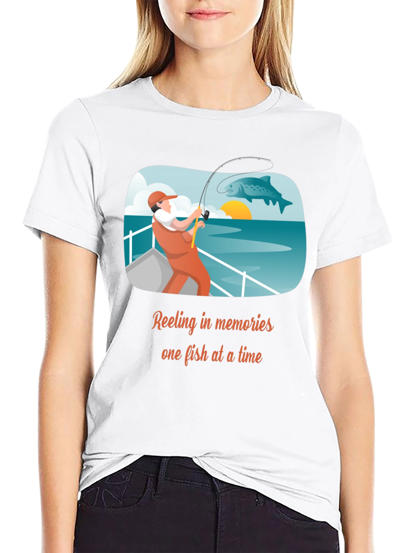 Fishing Memories T-Shirt - Angler Design