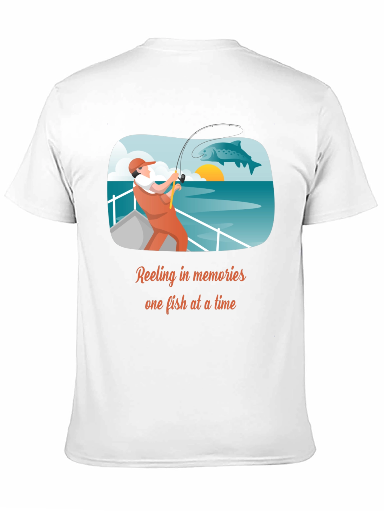 Fishing Memories T-Shirt - Angler Design