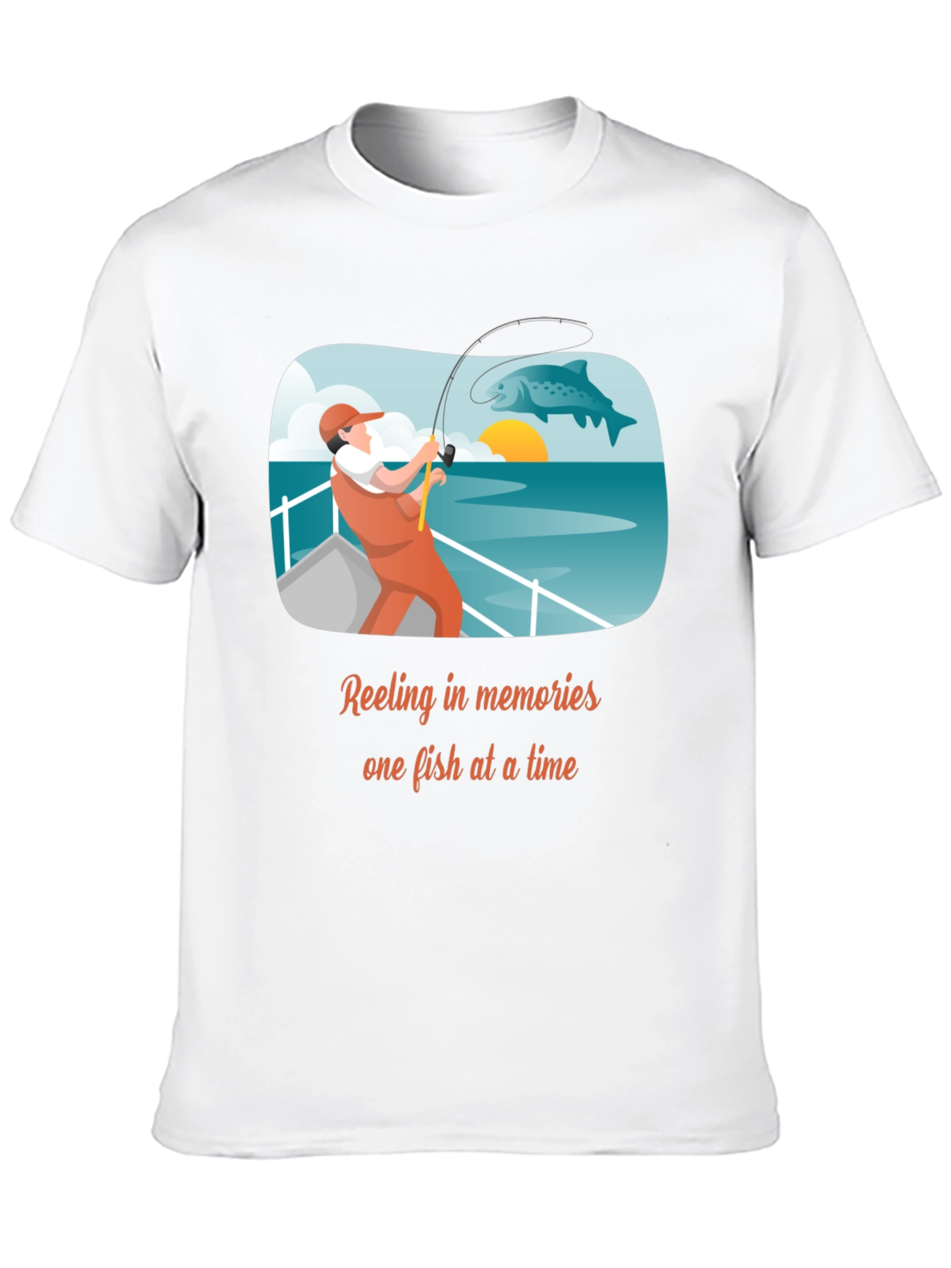 Fishing Memories T-Shirt - Angler Design