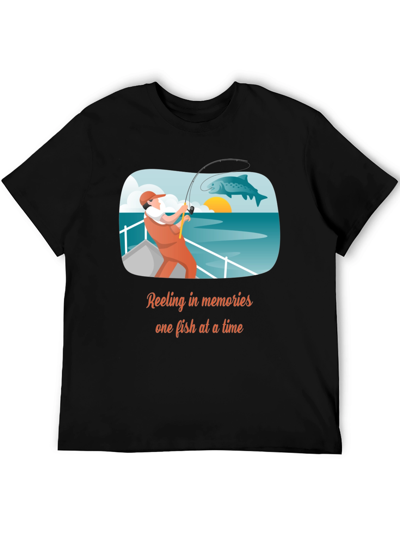 Fishing Memories T-Shirt - Angler Design