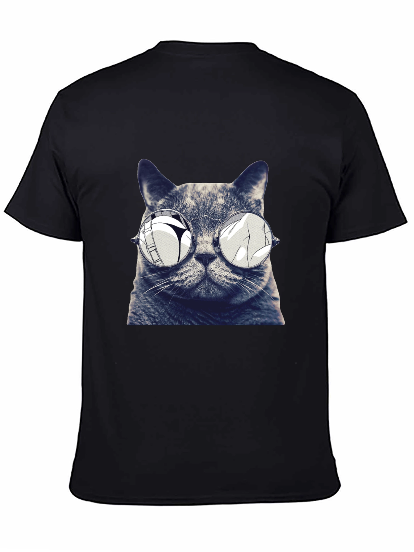 Cool Cat Tee - Reflective Sunglasses