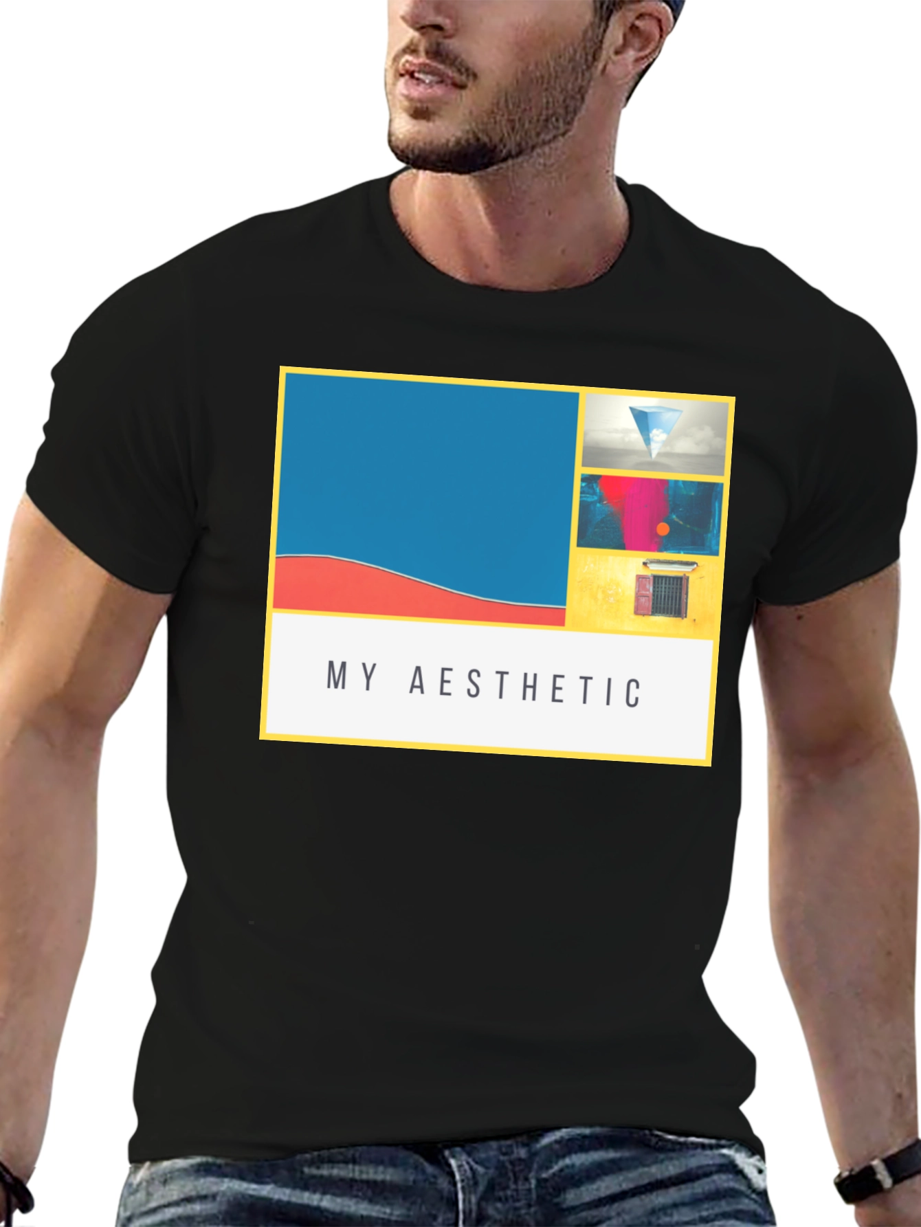 Aesthetic Graphic Tee - Modern Art Design