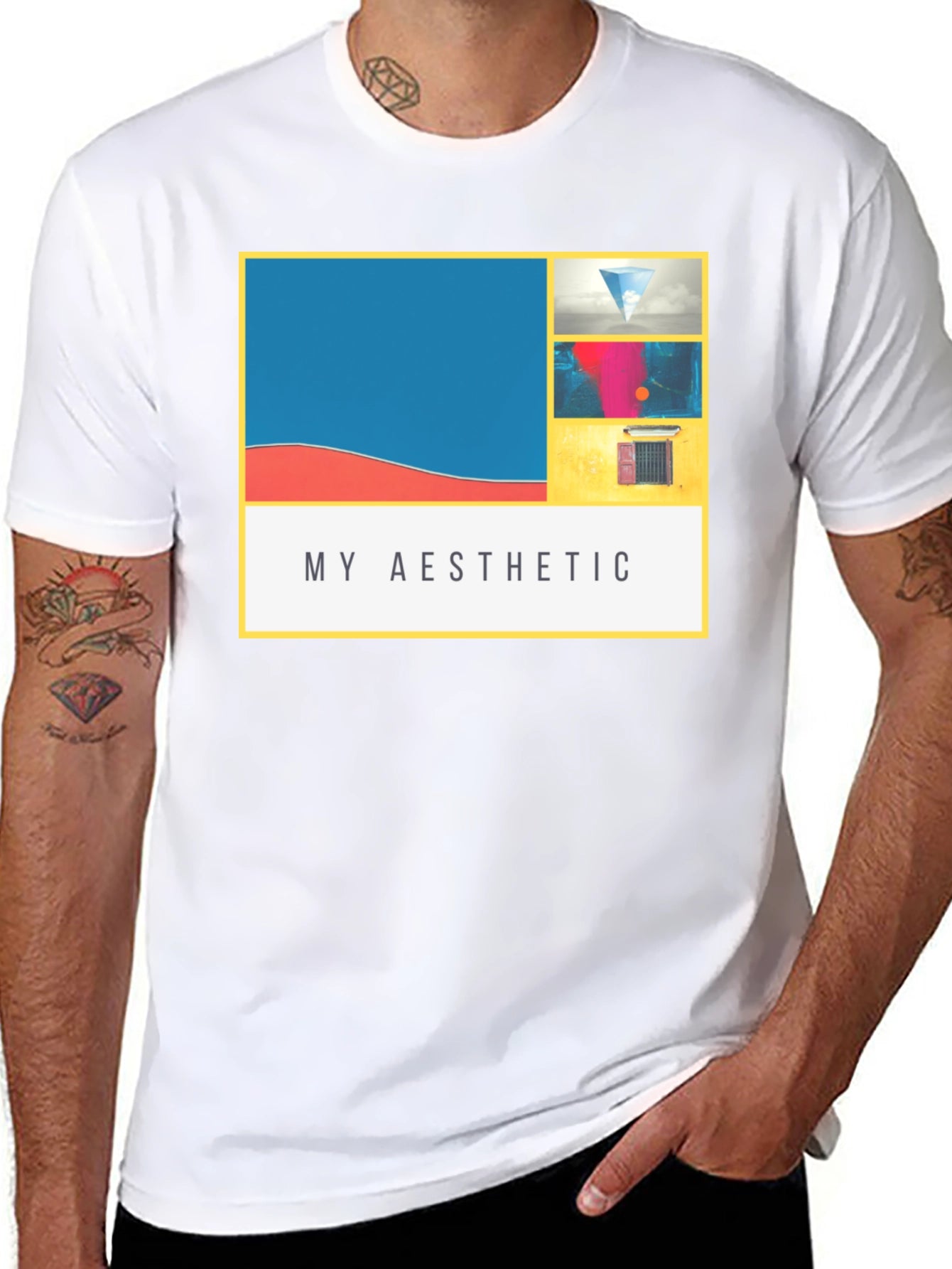 Aesthetic Graphic Tee - Modern Art Design