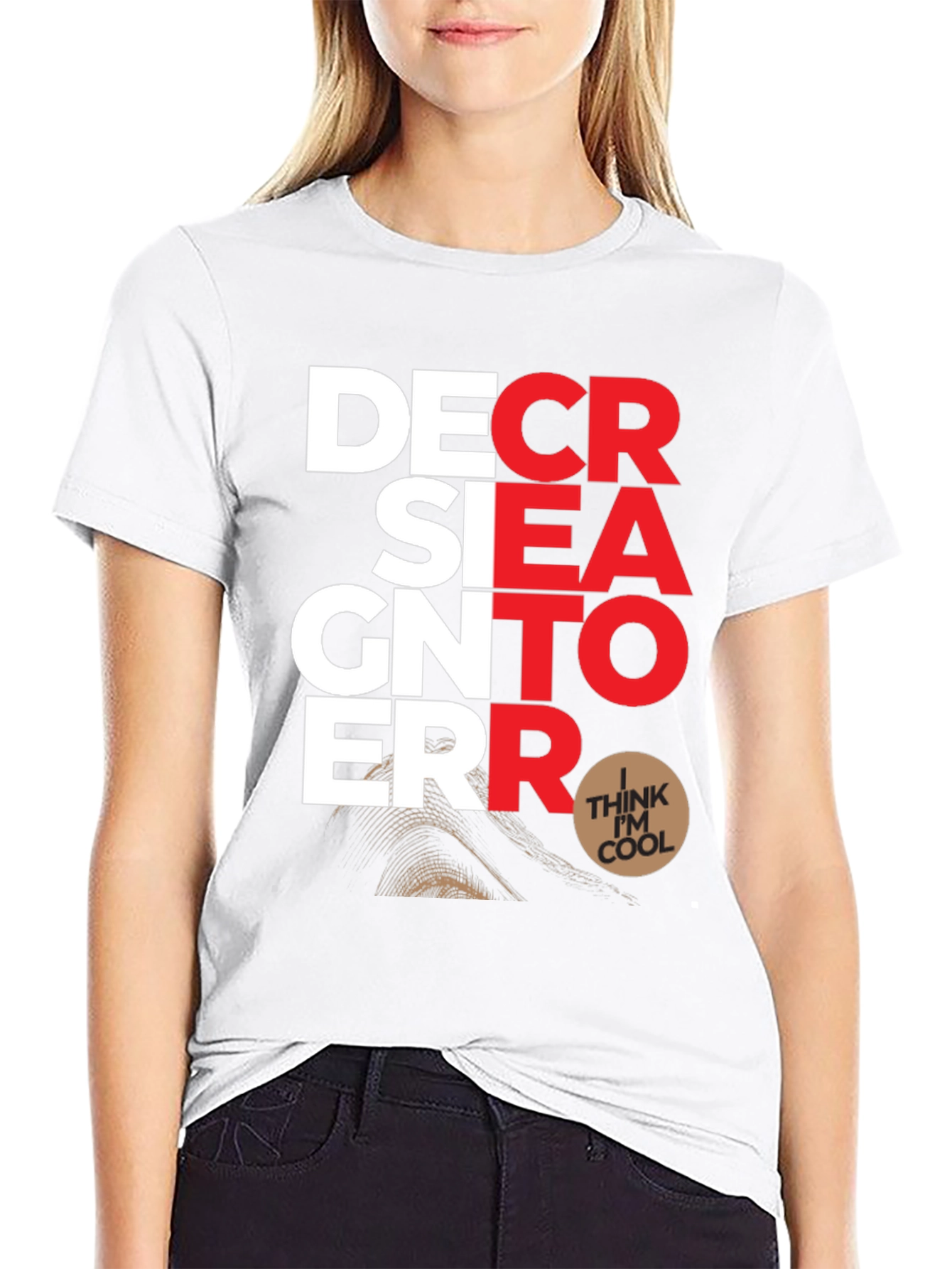Designer Error Graphic Print T-Shirt