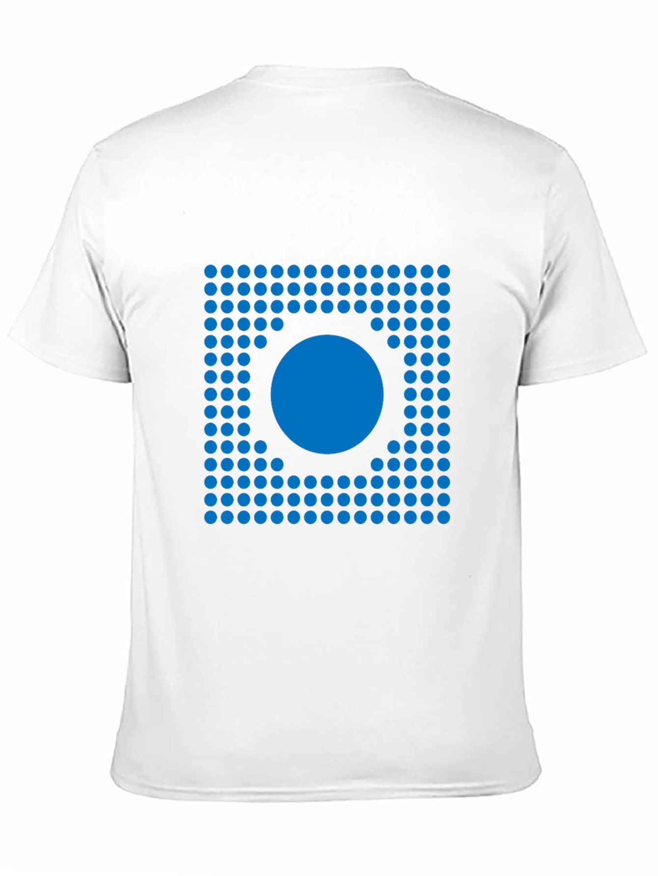 Abstract Circle Graphic Print Black T-Shirt