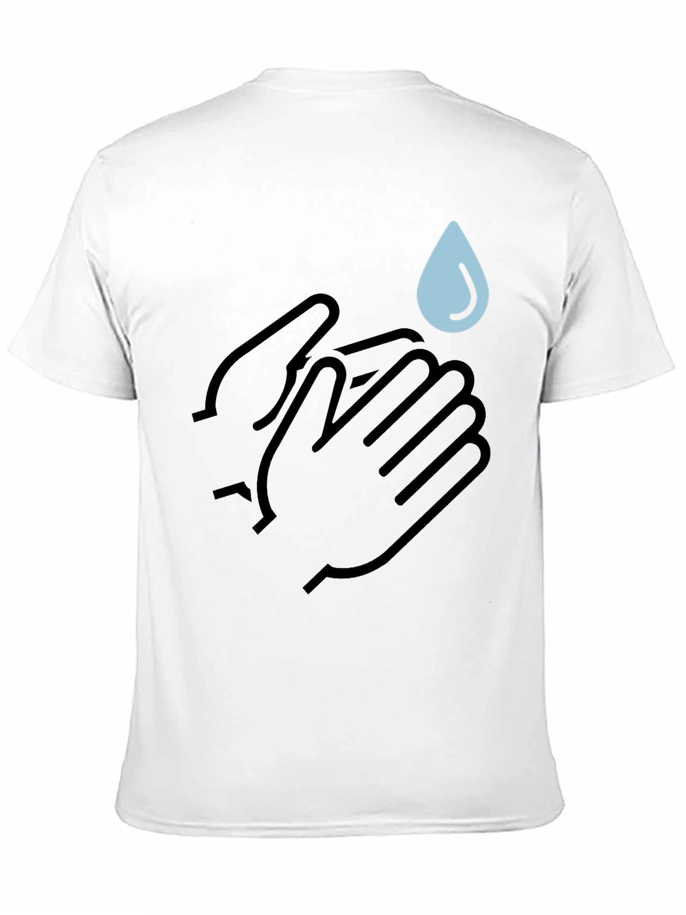 Wash Your Hands Black Tee