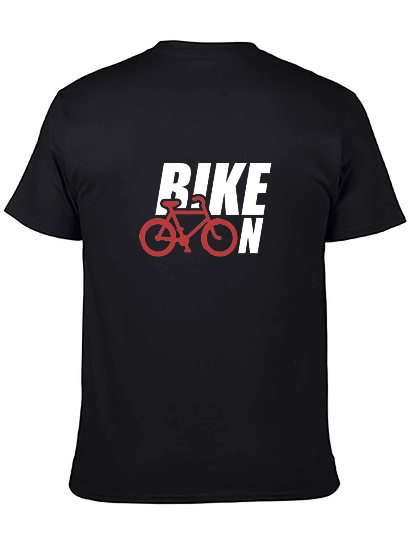 Bike On Black Graphic T-Shirt
