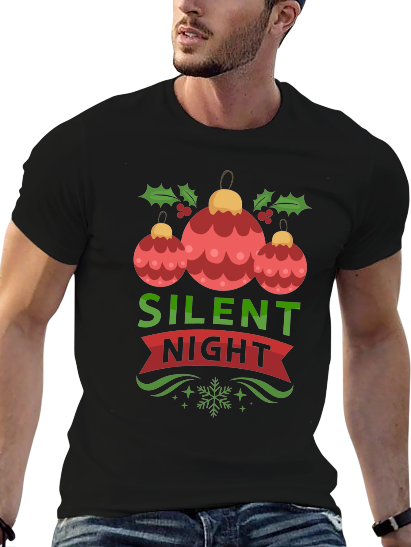 Silent Night Christmas Ornament T-Shirt