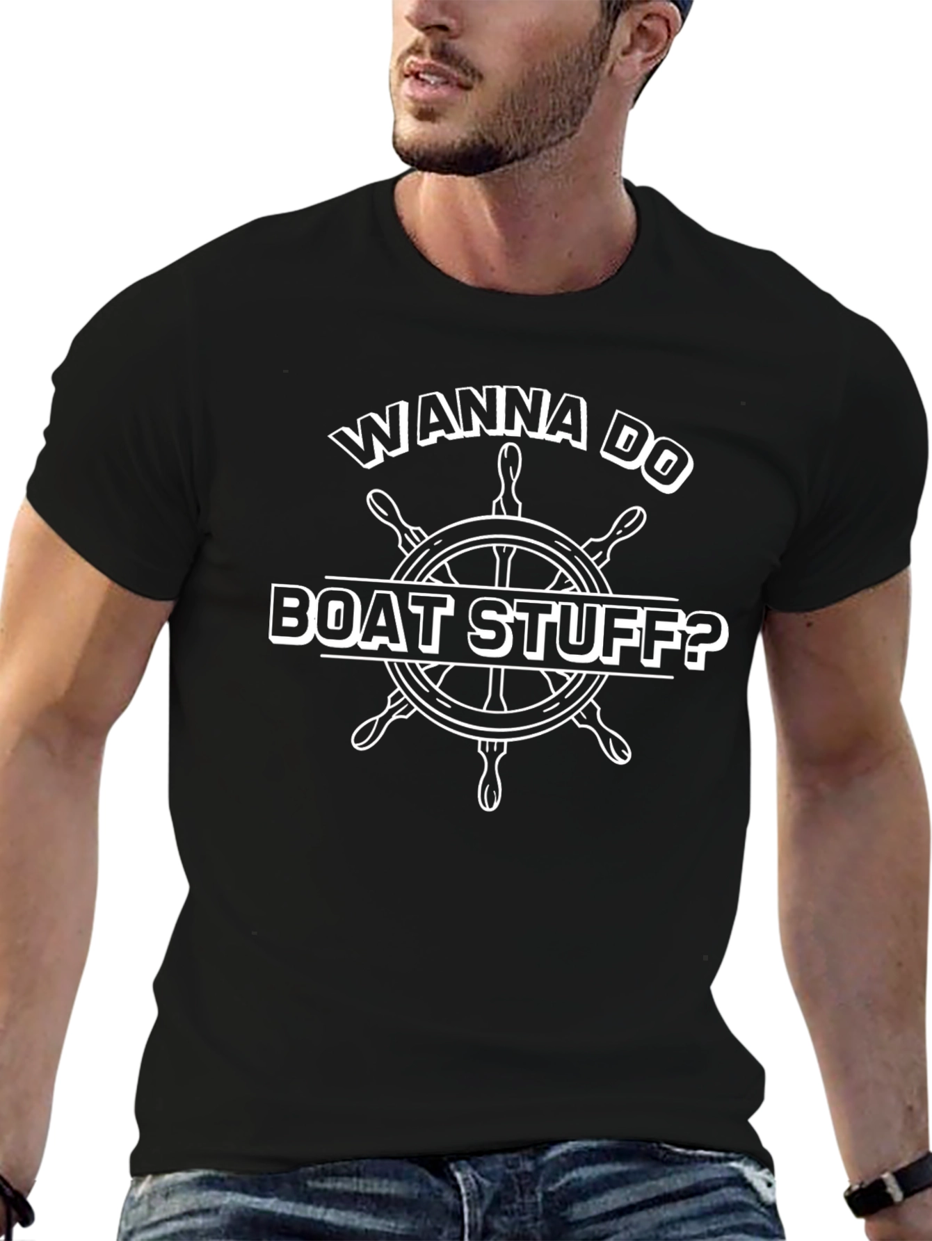Wanna Do Boat Stuff? Graphic Tee