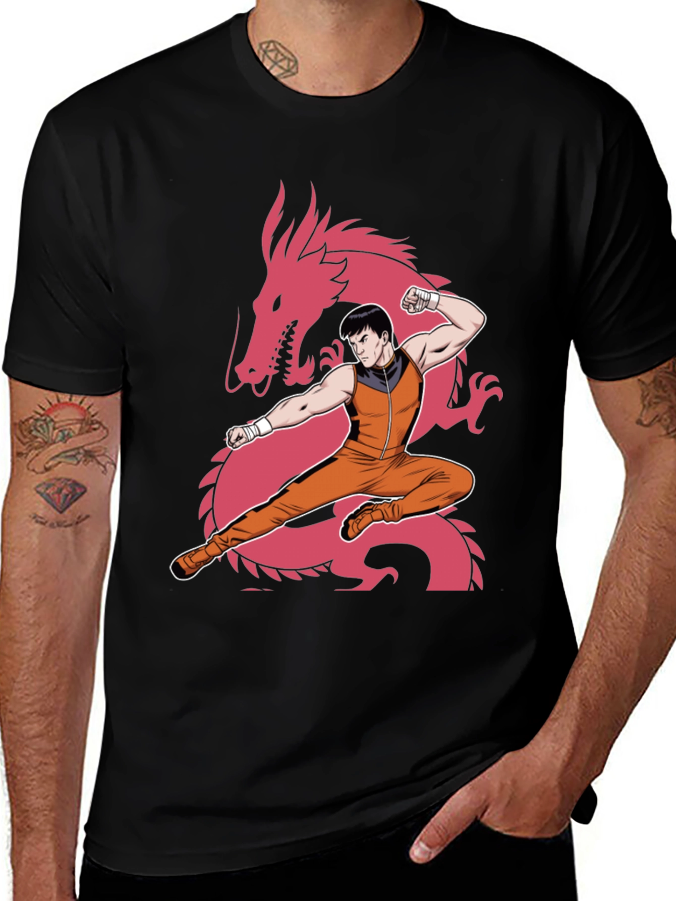 Dragon Fighter Graphic Tee