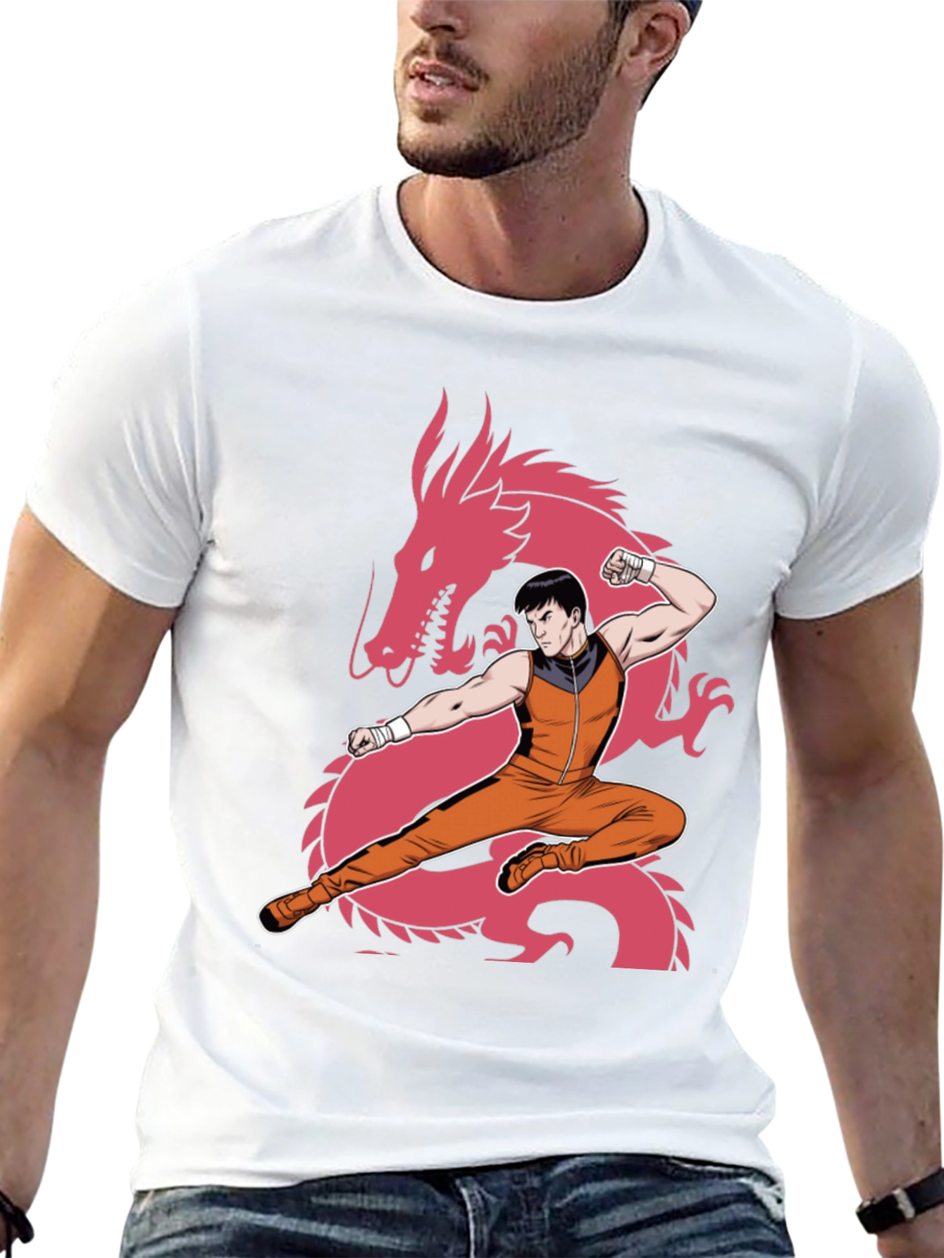 Dragon Fighter Graphic Tee