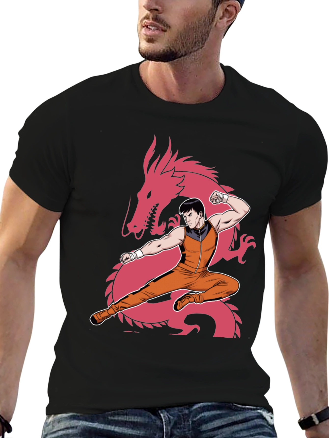 Dragon Fighter Graphic Tee