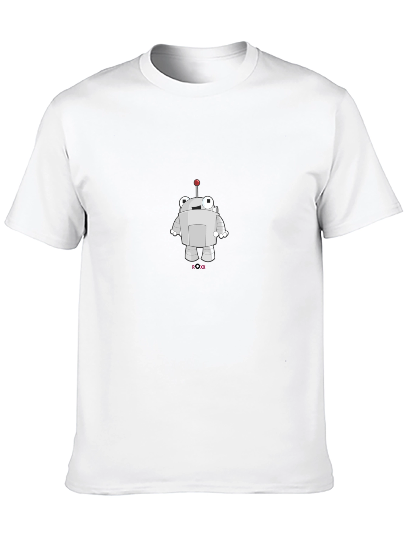 Robot Graphic Tee - Black Casual T-Shirt