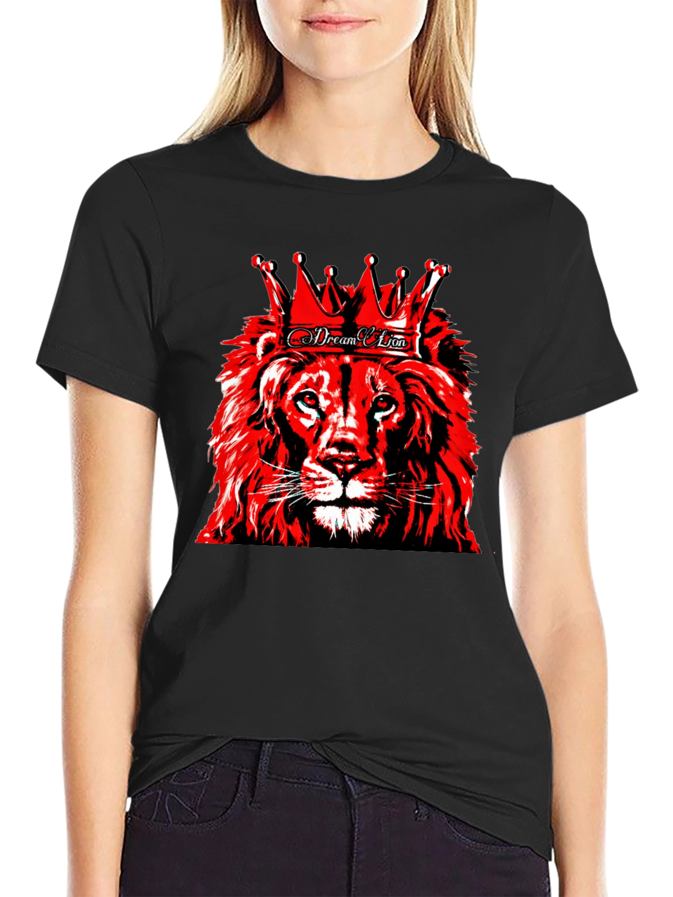 Lion King Graphic Tee - Premium Black Cotton
