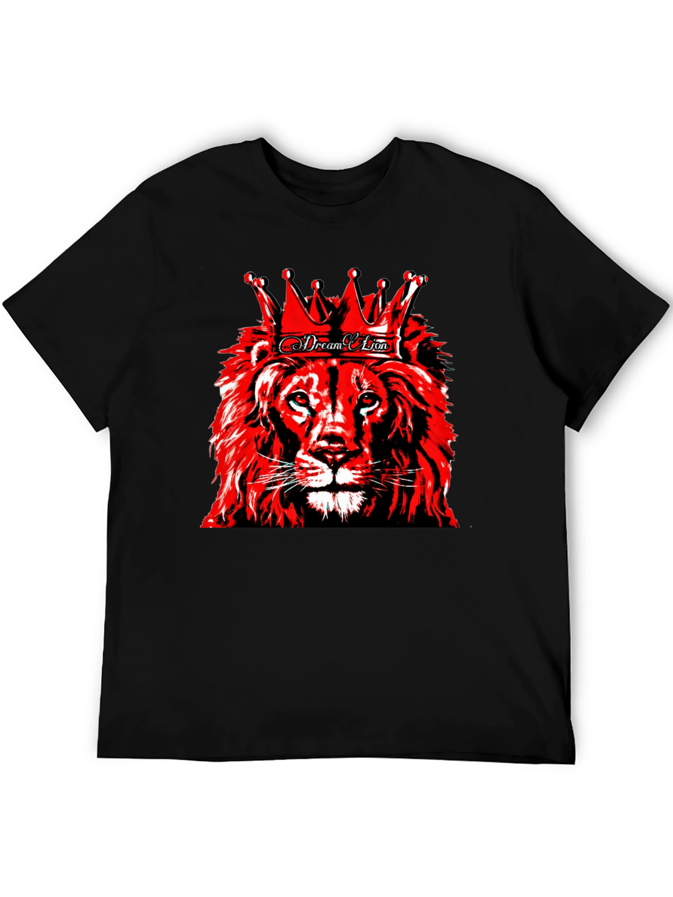 Lion King Graphic Tee - Premium Black Cotton