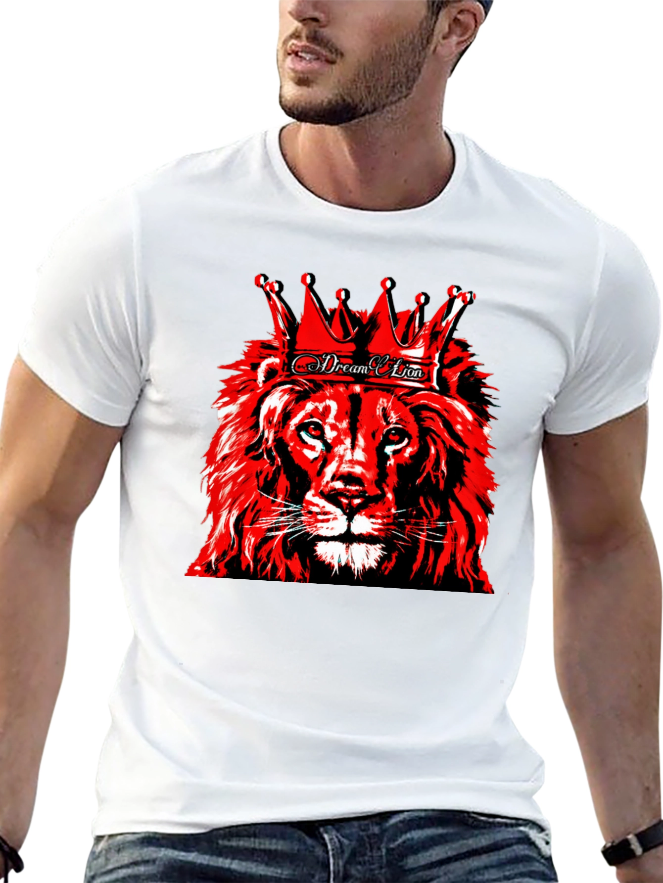 Lion King Graphic Tee - Premium Black Cotton