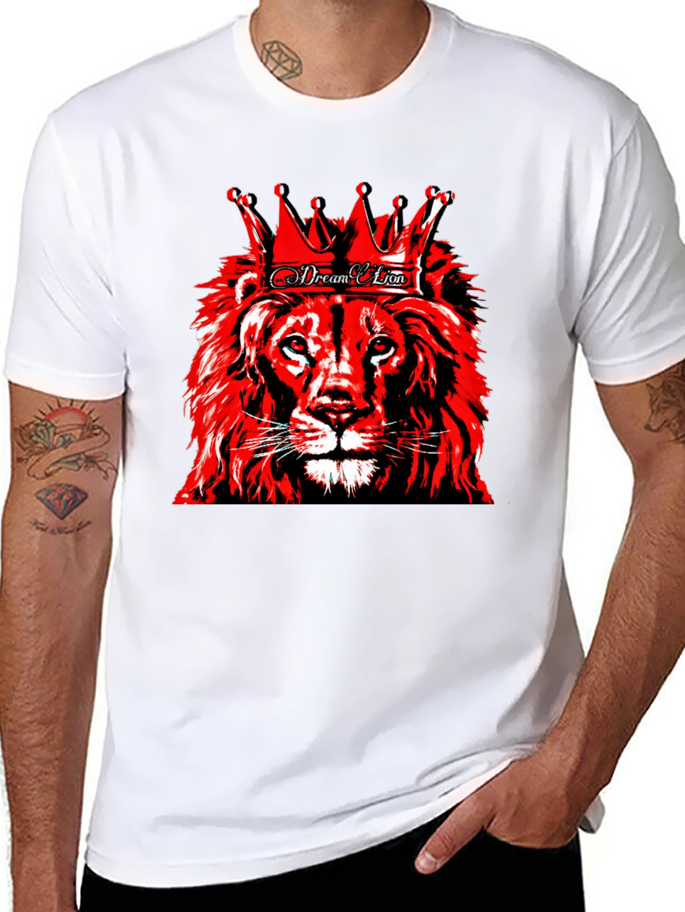 Lion King Graphic Tee - Premium Black Cotton