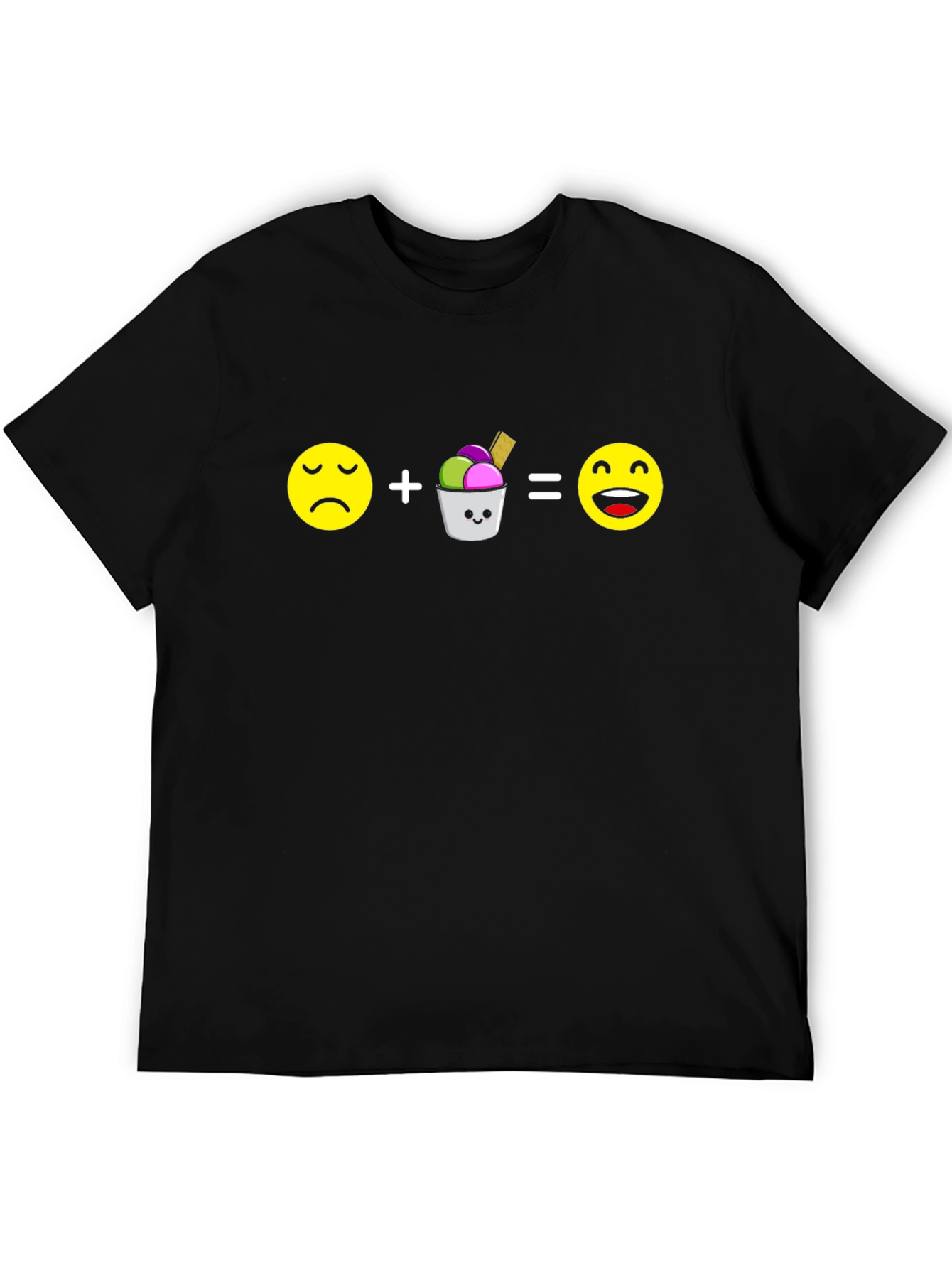 Sad Plus Ice Cream Equals Happy T-Shirt