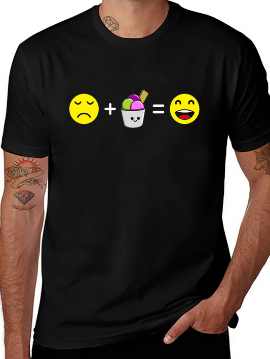 Sad Plus Ice Cream Equals Happy T-Shirt