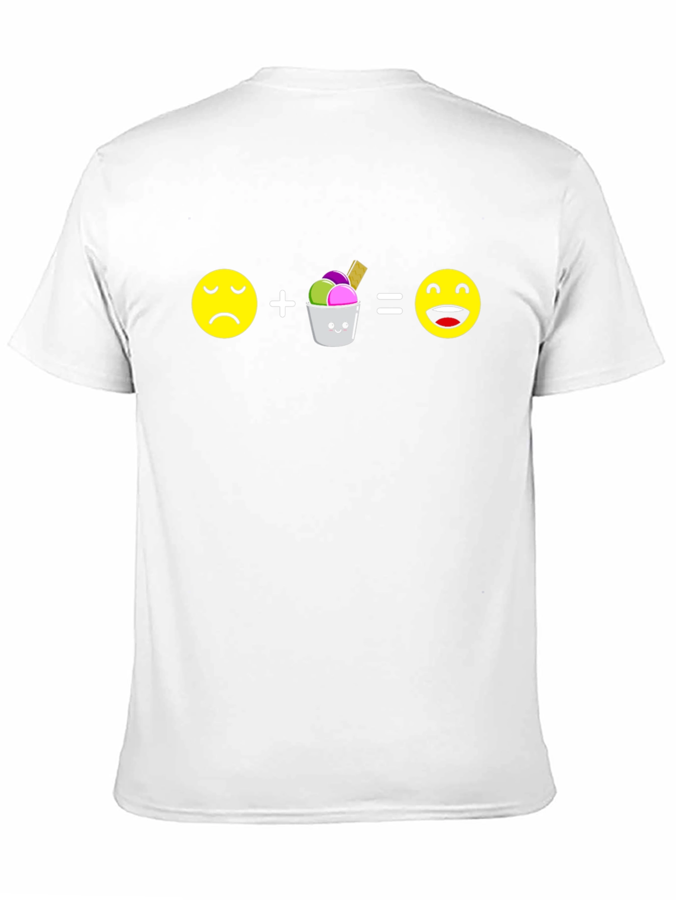 Sad Plus Ice Cream Equals Happy T-Shirt