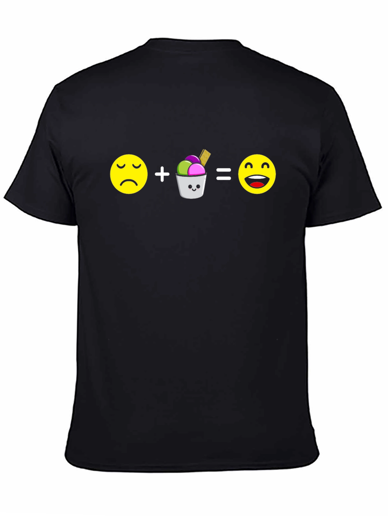Sad Plus Ice Cream Equals Happy T-Shirt