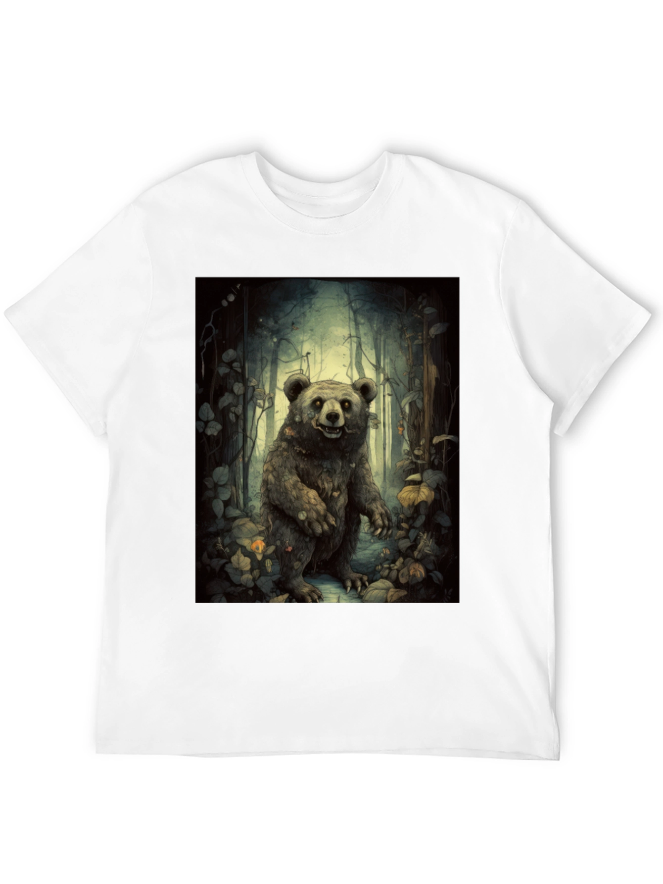 Whimsical Bear Forest T-Shirt