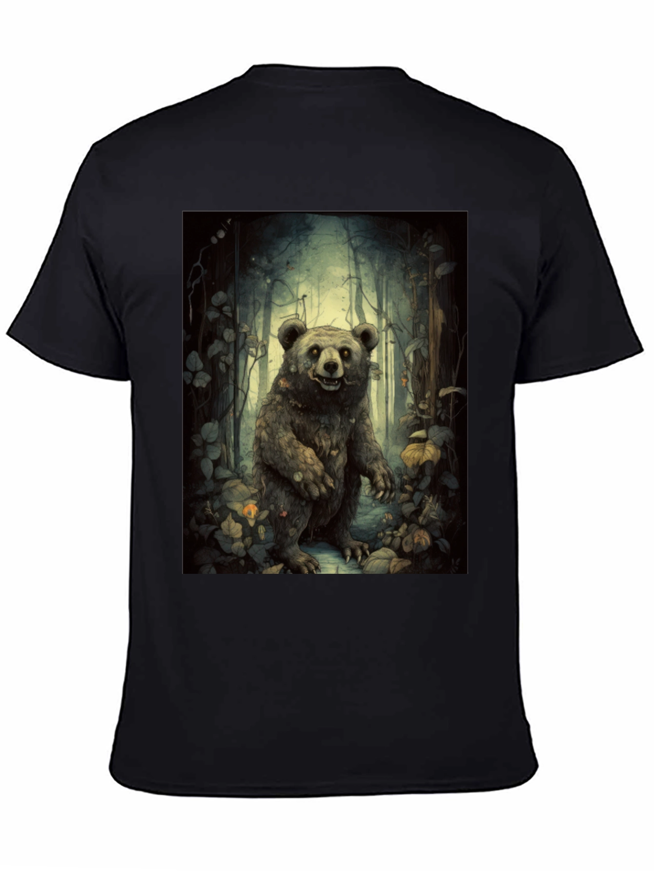 Whimsical Bear Forest T-Shirt