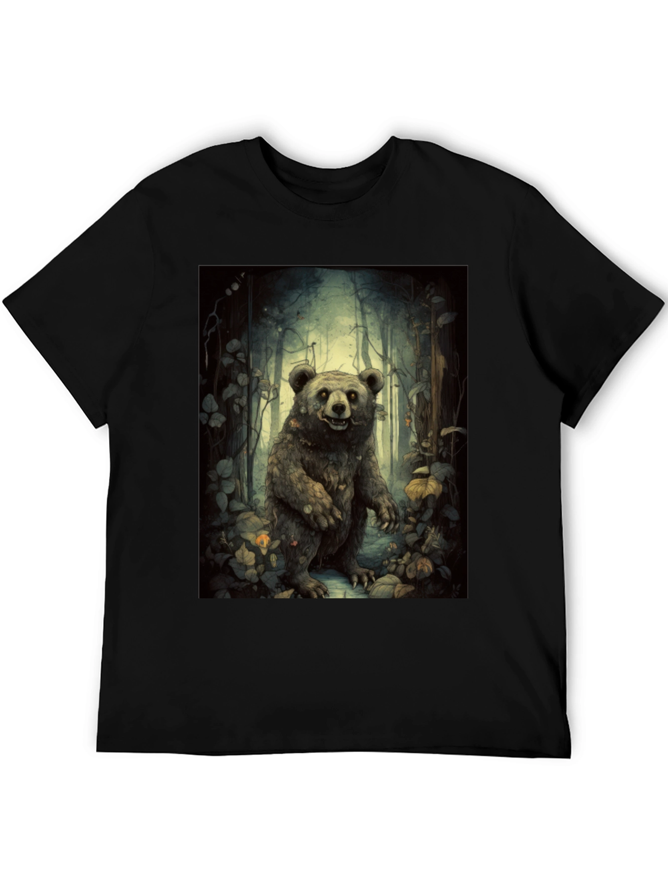 Whimsical Bear Forest T-Shirt