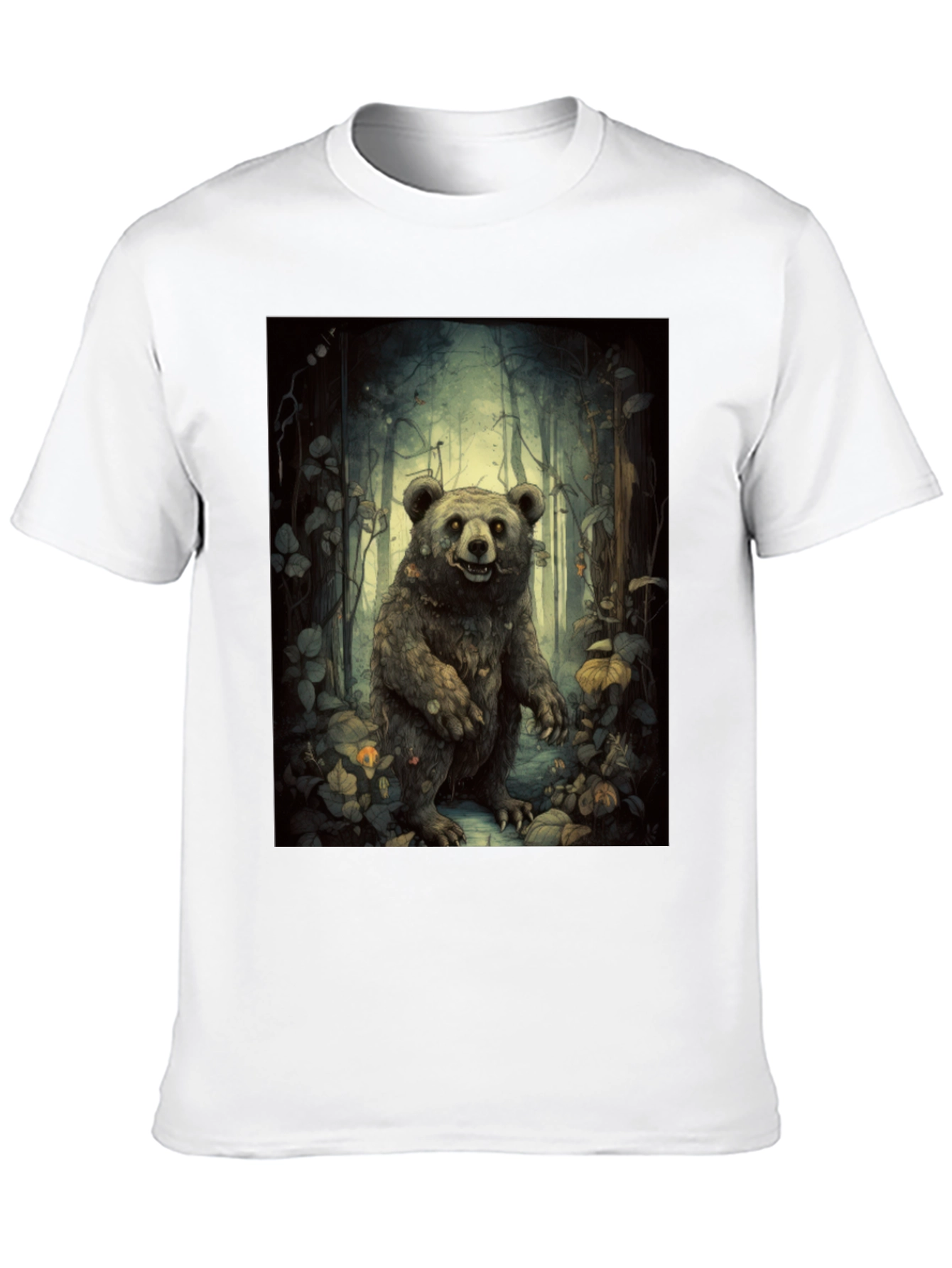 Whimsical Bear Forest T-Shirt