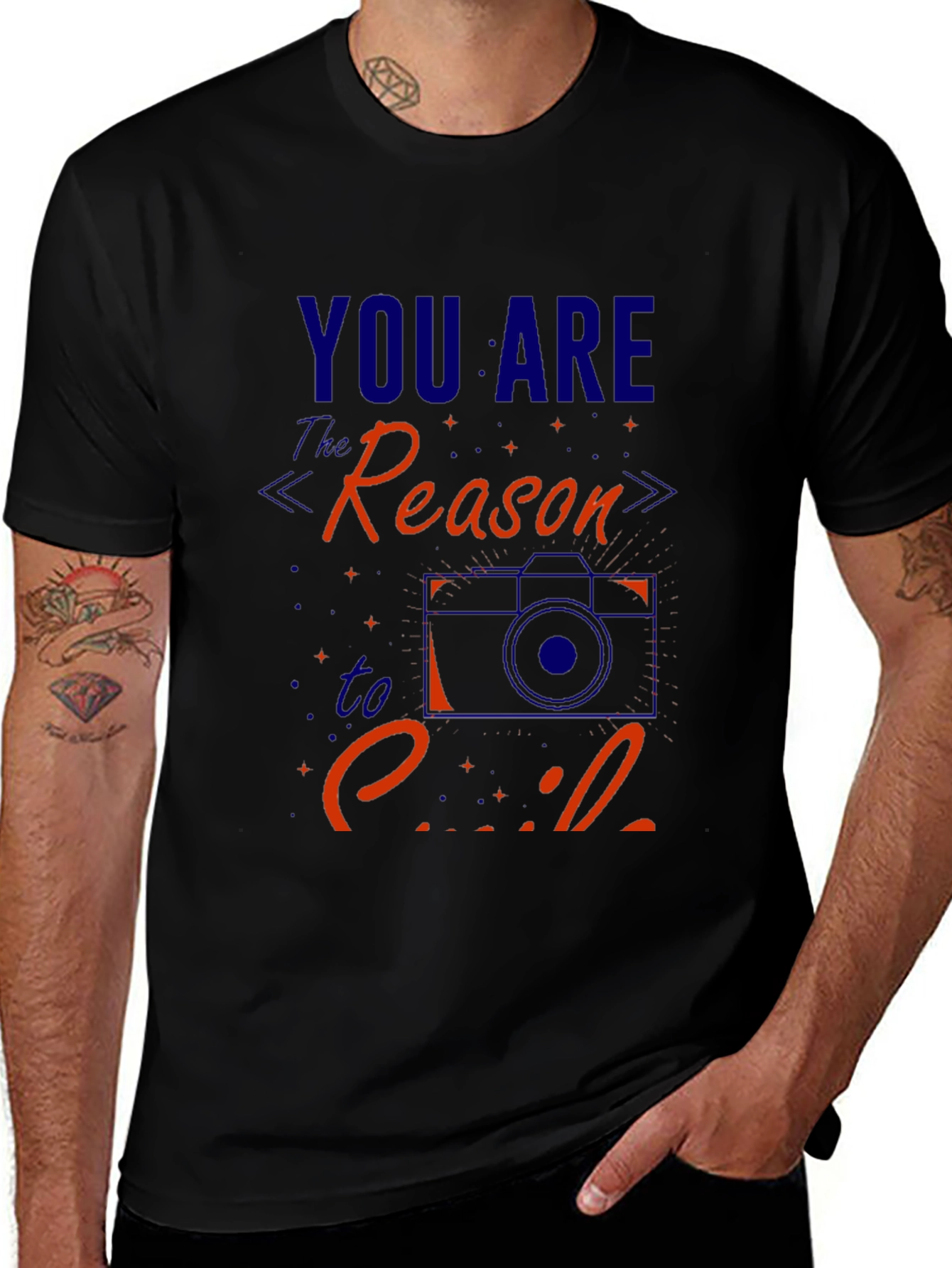 You Are The Reason To Smile Graphic Tee