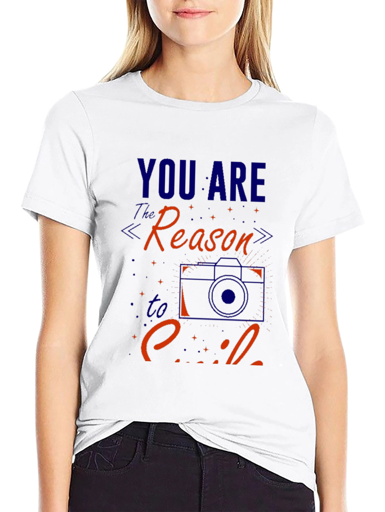 You Are The Reason To Smile Graphic Tee
