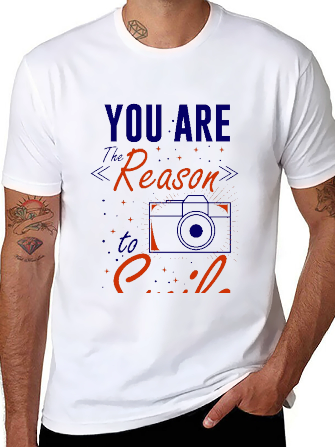 You Are The Reason To Smile Graphic Tee