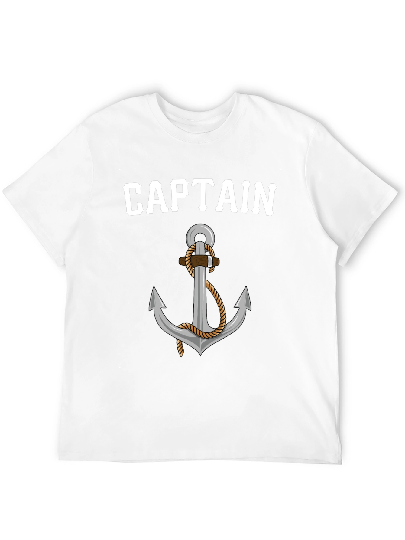 Captain Anchor Graphic T-Shirt - Nautical Theme