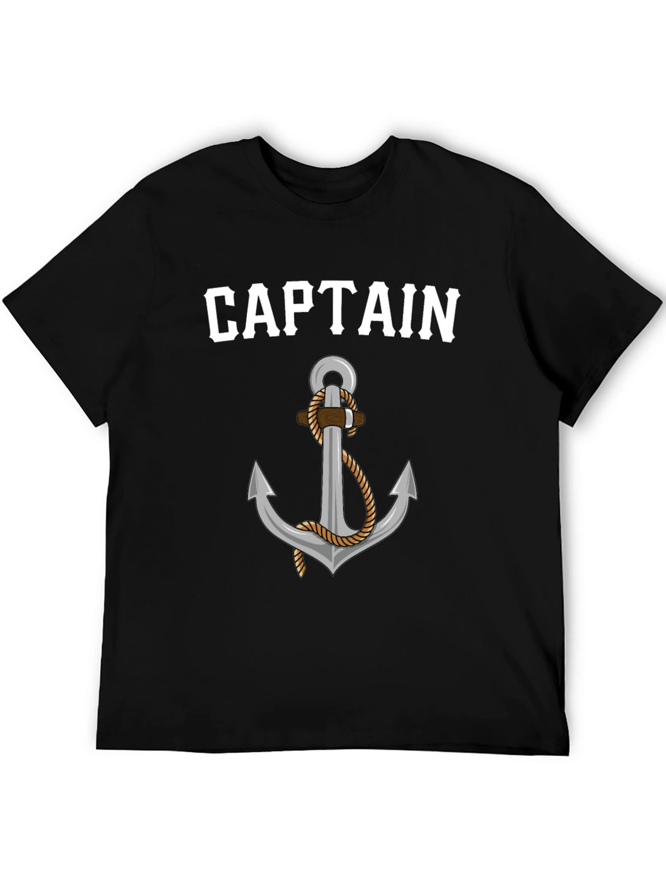 Captain Anchor Graphic T-Shirt - Nautical Theme