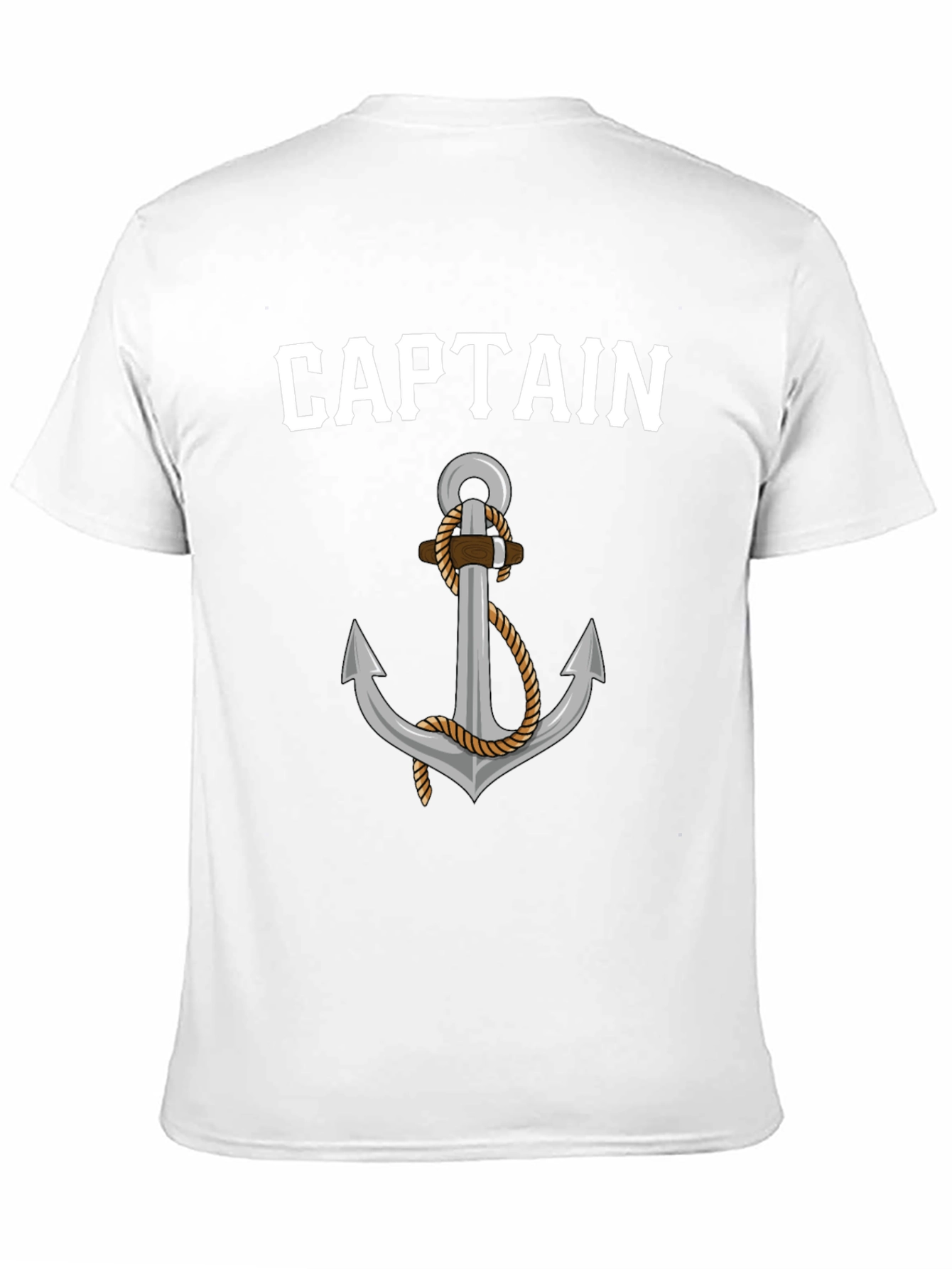 Captain Anchor Graphic T-Shirt - Nautical Theme