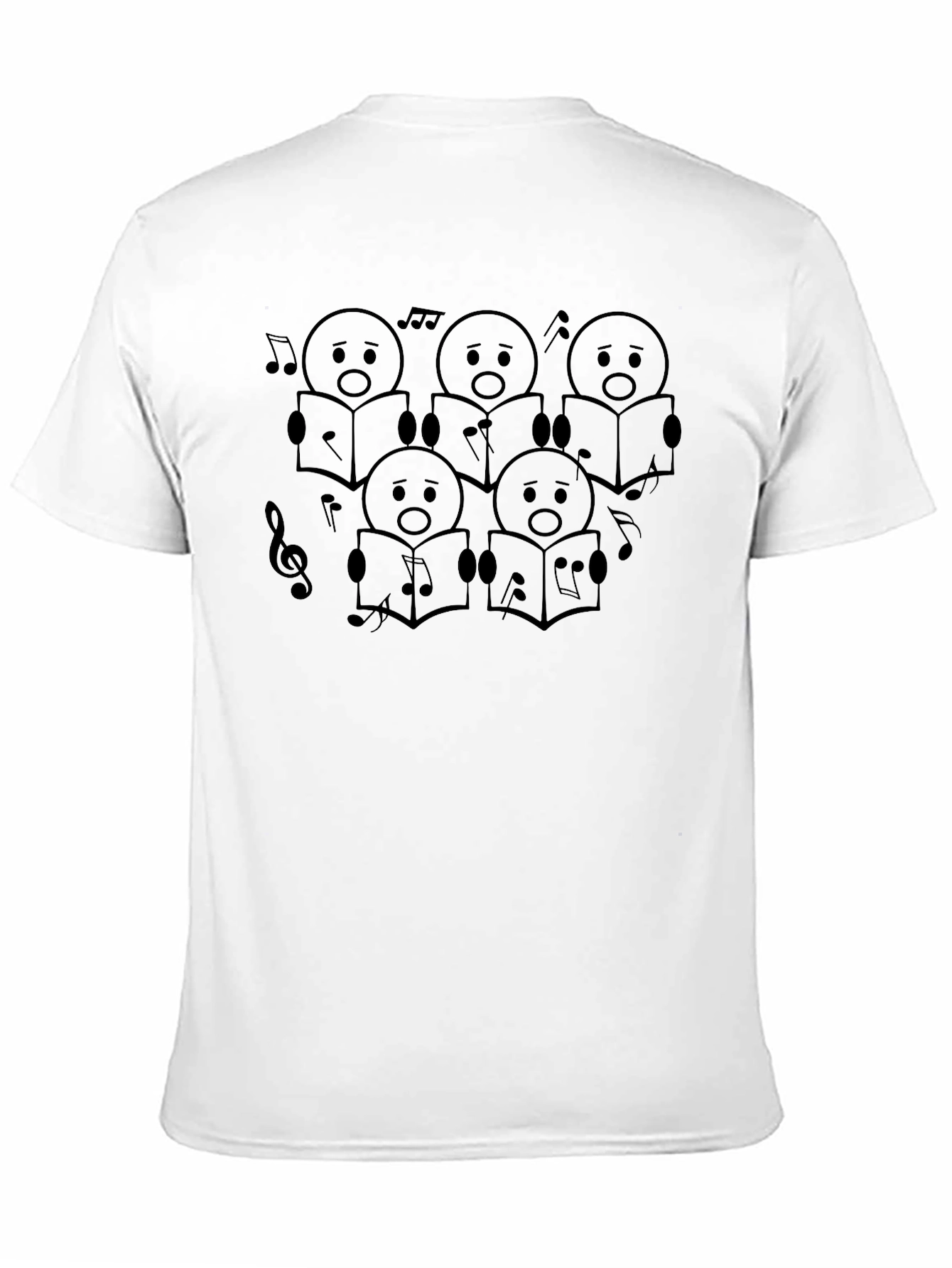 Singing Cartoon Character Graphic Tee