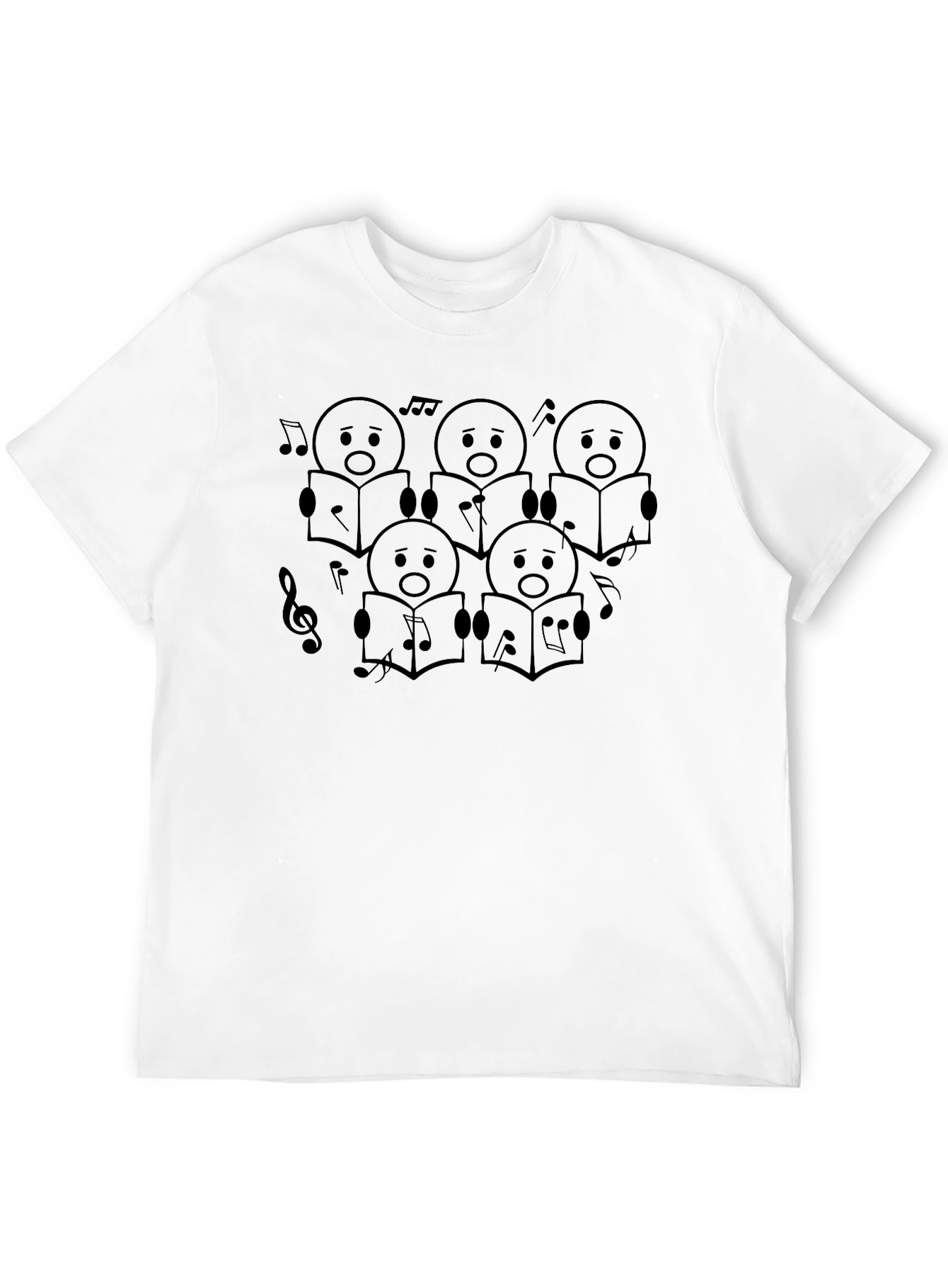 Singing Cartoon Character Graphic Tee