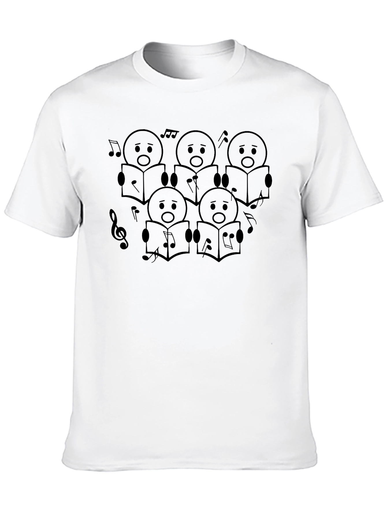 Singing Cartoon Character Graphic Tee