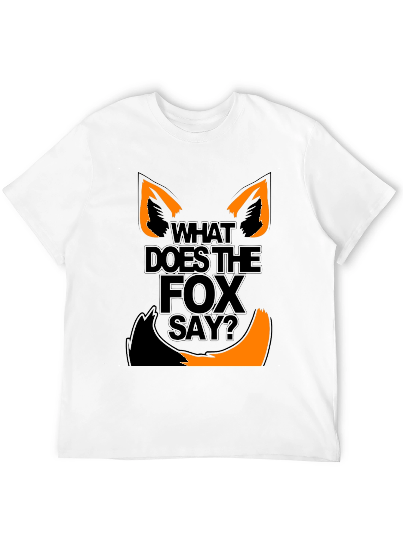 What Does the Fox Say? Graphic Tee - Black
