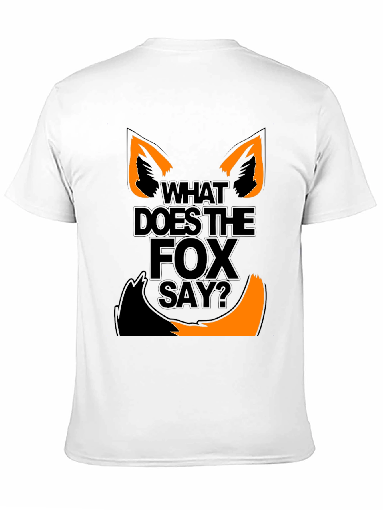 What Does the Fox Say? Graphic Tee - Black