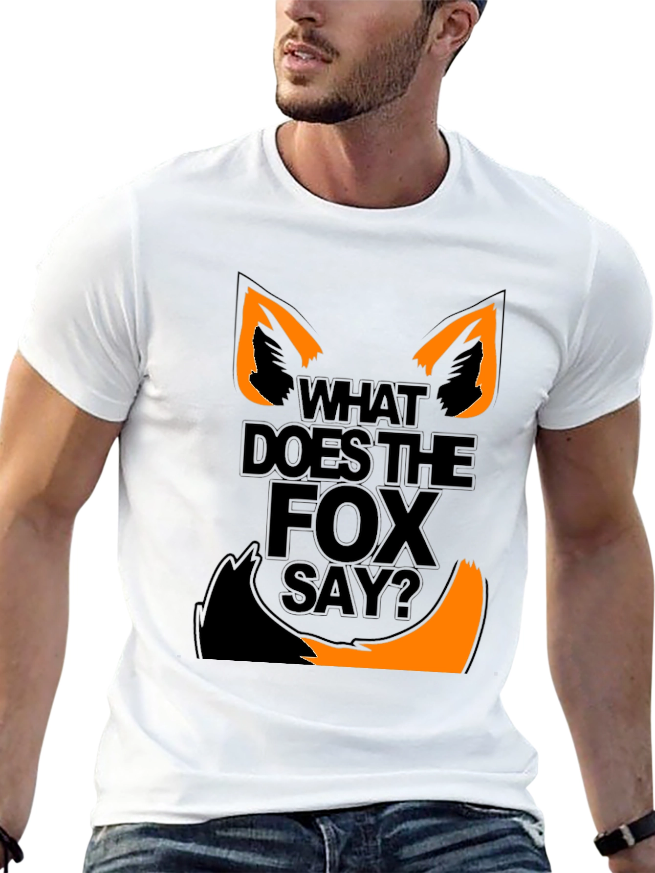 What Does the Fox Say? Graphic Tee - Black