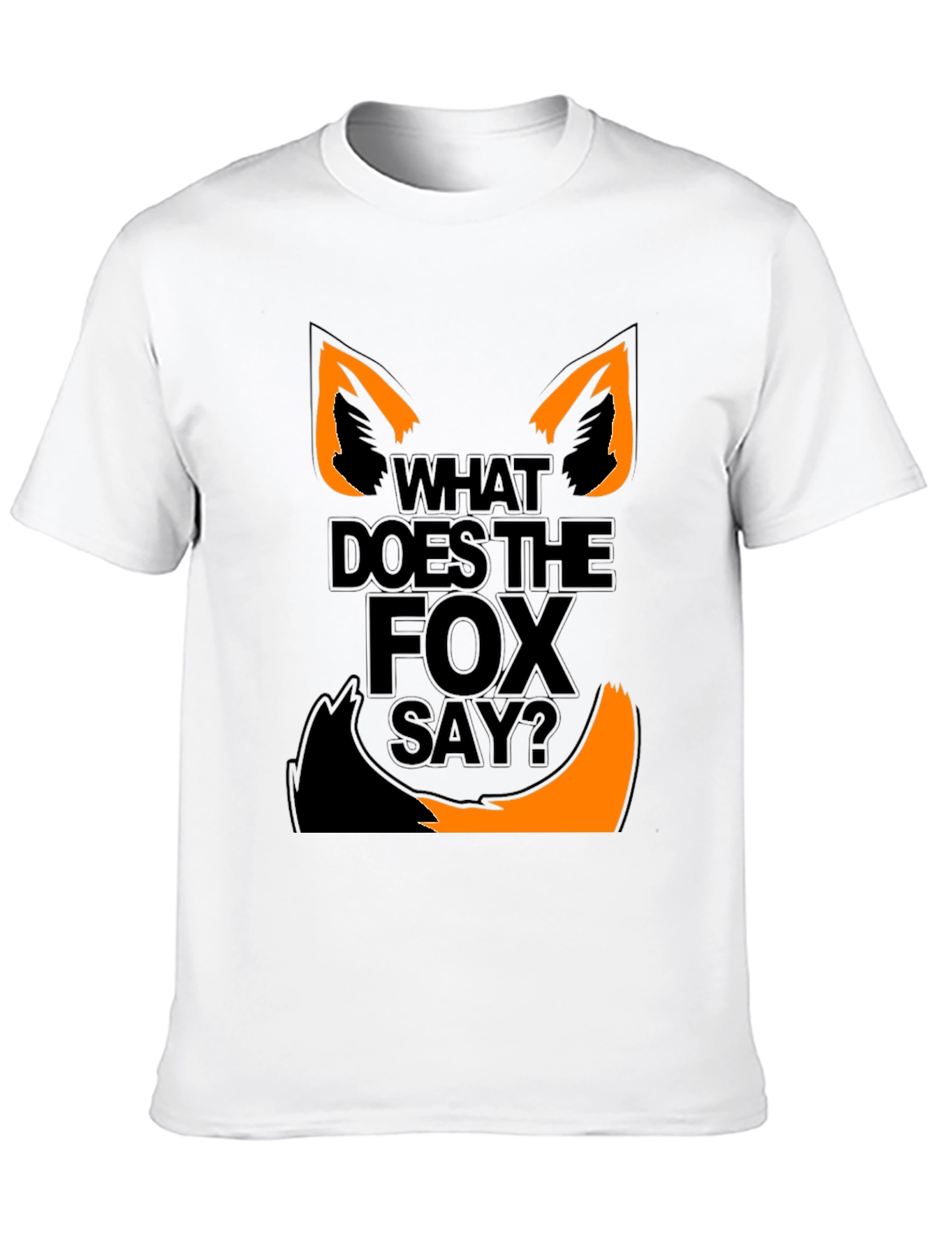 What Does the Fox Say? Graphic Tee - Black