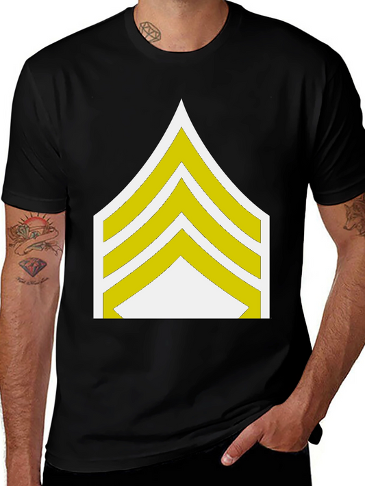Black Sergeant Stripes T-Shirt